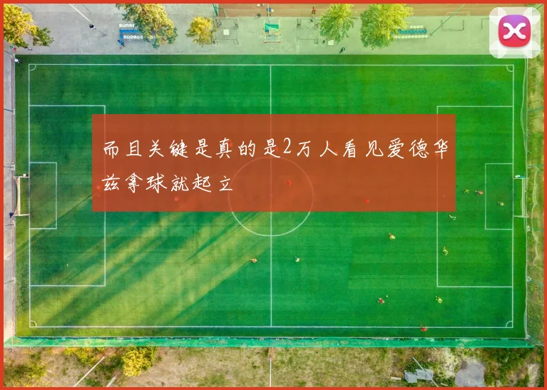 而且关键是真的是2万人看见爱德华兹拿球就起立